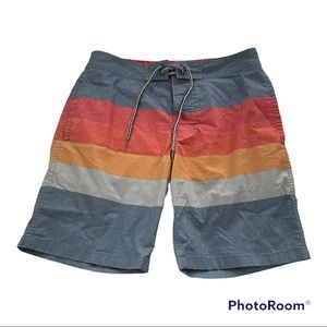 Mens baiting suit, Goodfellow & Co, blue orange and yellow, Size 28